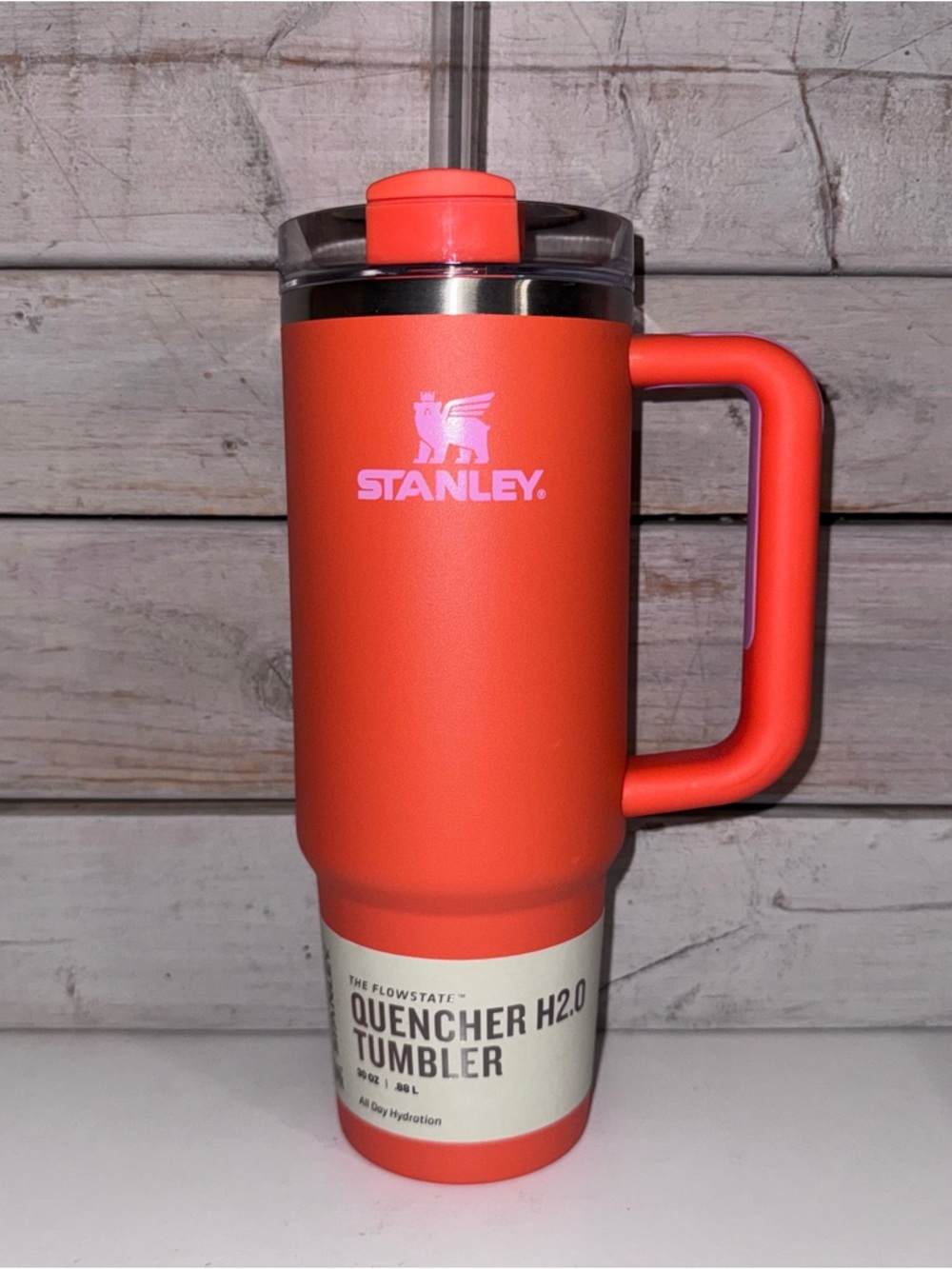 Stanley 30oz Quencher Tumbler - POPPY - 2024 Target Summer Release NWT